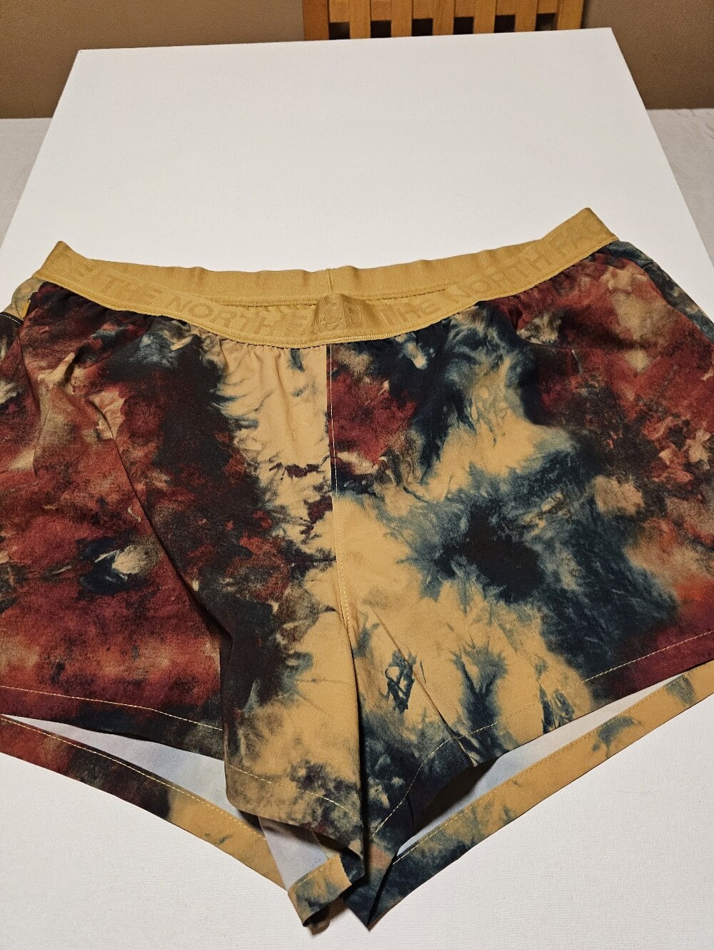 The North Face Women's Wander Shorts Tie Dye Lined Active Hiking Size XXL